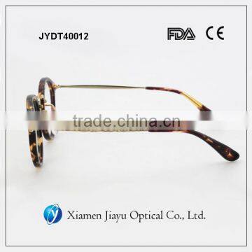 Tortoiseshell Color Demi Round Optical Frames Acetate photo-4