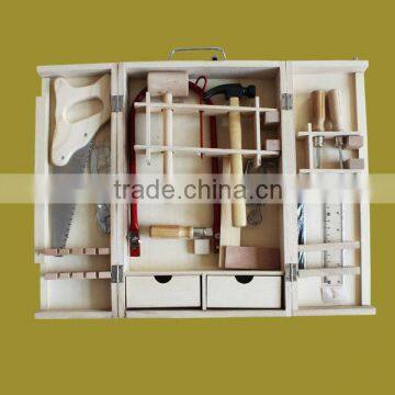 Portable Practical Wooden Tool Box photo-2