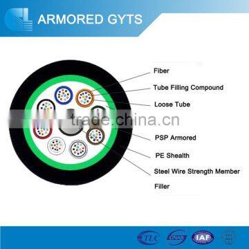 Loose tube with Steel tape fiber optic cable - GYTS