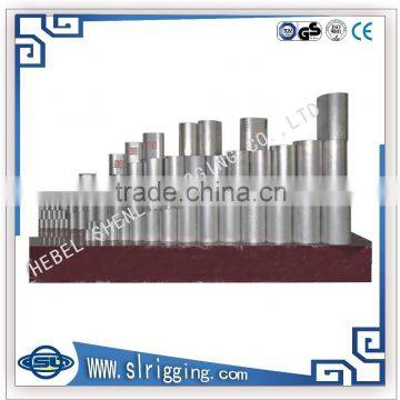 high quality custom oval Hourglass Aluminum Ferrules