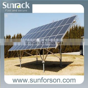 Ground mount solar panel system