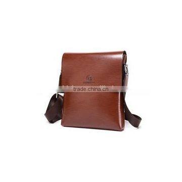 Custom design business genuine leather men shoulder bags