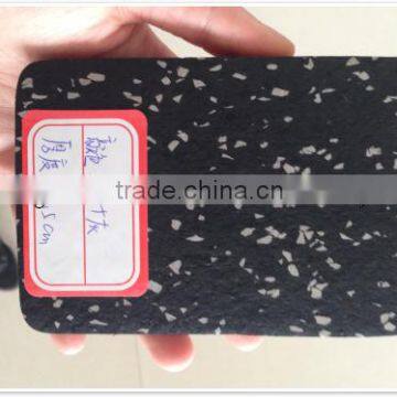 Chinese Cheap Price EPDM Granules Fireproof Tiles Rubber Floor for Residential and Gym photo-3