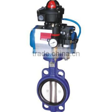 butterfly valves with pneumatic actuator