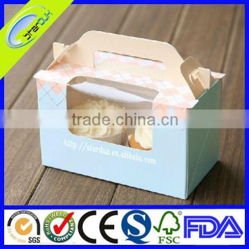 new style paperboard loaf cake boxes with window