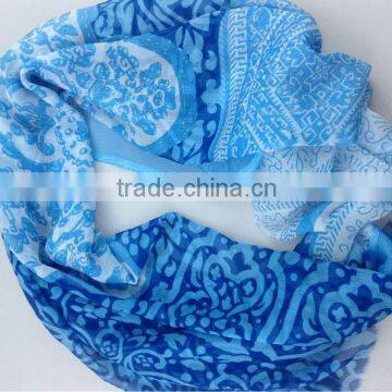 screen printed silk lady scarf of China professional supplier design