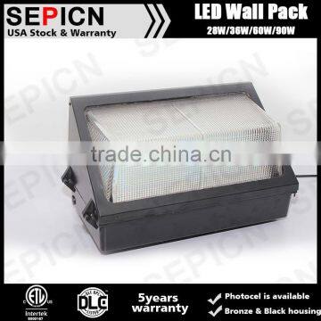 2016 New Style Led Wall Light, IP65 Led Wall Pack Light, Outdoor Led Wall Light with UL 60W With China Supplier