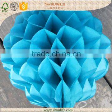 2015 wholesale restaurant decoration wave paper crafts honeycomb ball