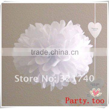 2016 Chinese new year tissue paper pom poms origami flower