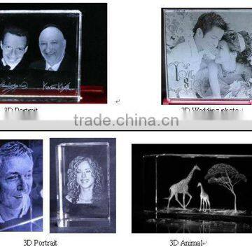 Instant 3d laser machine for engraving photo crystal gifts