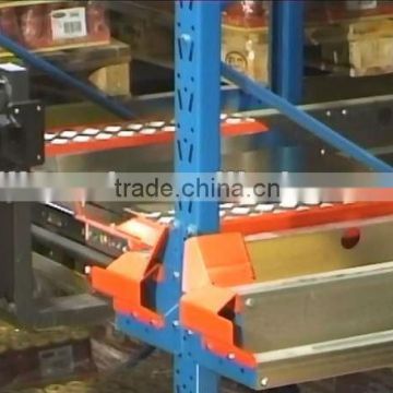 Economical pallet glide racking