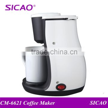 white color home coffee maker machine