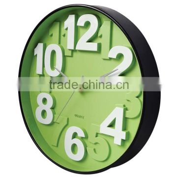 2016 Hot selling home decor wall clock with big numbers