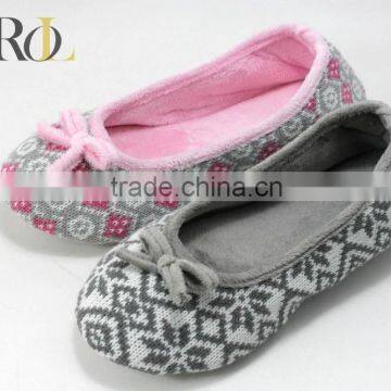 2016 wholesale warm cashmere shoe lady home ballerina