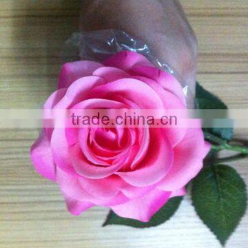 Handmad High Quality Latex Real Touch Rose Flower photo-4