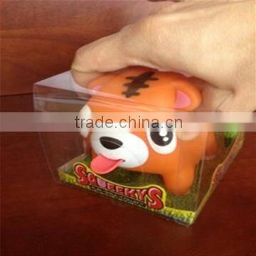 hot selling free samples Full Color Printed PVC boxes for dog toy