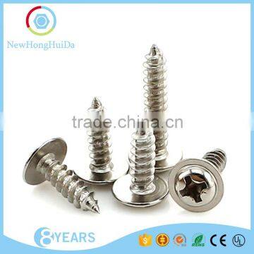 Carbon-steel wafer head truss head self tapping screws