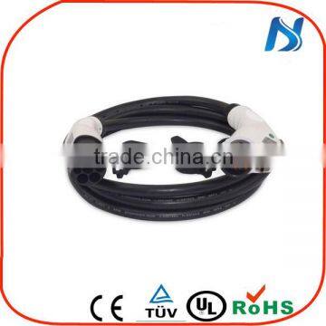 Dostar Hot sales Sae Jj1772 to plug 62196-2 type 1 to type 2 cable with 5 meters cable