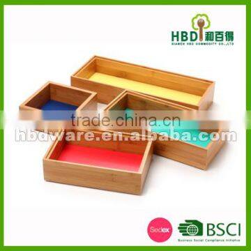 High Quality Bamboo Wood Organizer,wood Store Tray