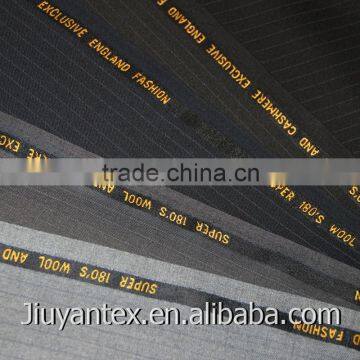 New Trw Man Super Wool Cashmere Stripe Woven Weave Exclusive Indonesia Fashion Style Lady Coat Pant Suiting Textile Cloth Fabric photo-5