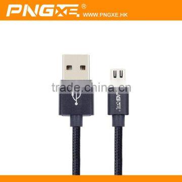 PNGXE High quality colorful micro braided usb cable fast charging data cable for iphone charger cable cable cable manufacturer