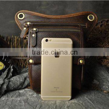 Boshiho Waist Pack Vintage Leather Pouch photo-3