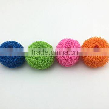 Cleaning ball fiber scourer /Polyester Scourer Ball for sale