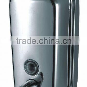 Stainless steel lotion dispenser or liquid soap dispenser