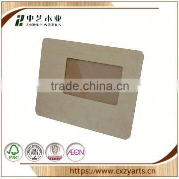 Custom Wholesale Form China Accept OEM Rustic Hinging Custom Guitar Shaped Wooden Photo Frame photo-3