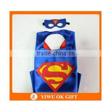 Party funny superman costume halloween superhero cape for kids