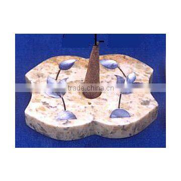 marble inlay agarbatti stand