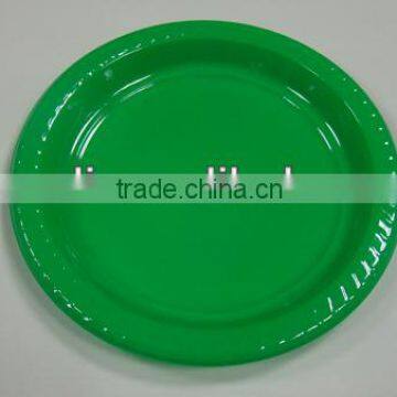 10inch green plastic disposable plates PS