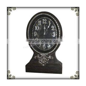 Cheap black handcraft table clock