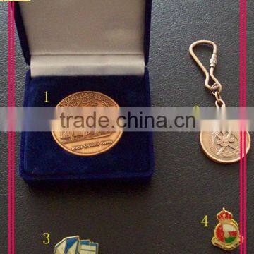 custom coin/medal bage with velvet gift box