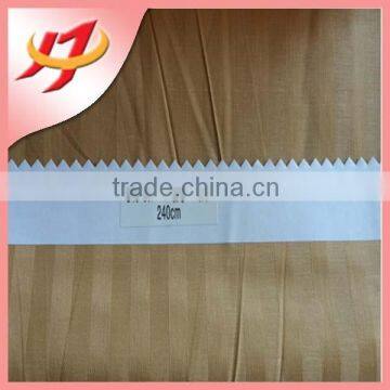 coffee 100% Cotton Stripe Fabric for hotel