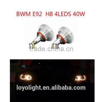 HOT!!! H8 angel eyes headlight for E92 E93 and X6