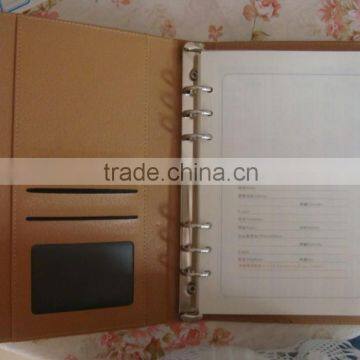 a4 spiral notebook ,pu leather notebook