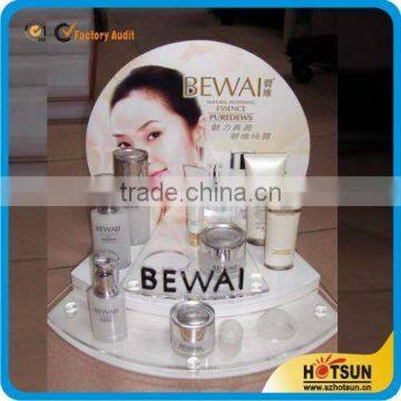 Custom Clear Makeup Mas Cosmetic Display Stand for Sales