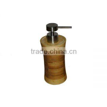 bamboo eco-friendly waist-shaped shampoo bottle