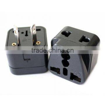 Hot selling Double sockets Universal power adapter travel converter au eu uk, female to male electrical plug adapter CE