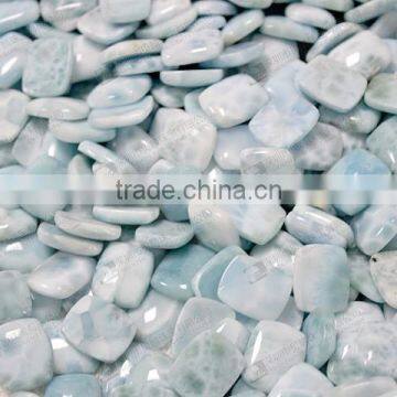 Loose gemstone beads,15x19mm AB grade natural larimar