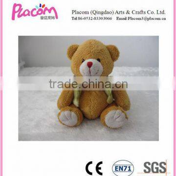 2015 HOT Selling Lovely Cute Plush Bear Toys with vest in new design
