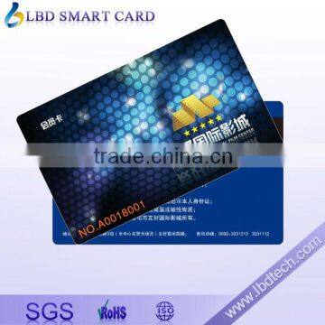 SGS Approved BL7442 Plastic Contact Scratch Member Card