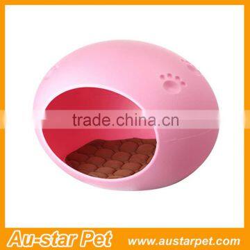 New Style Top Quality Egg-shaped Durable Eco-friendly Plastic Pet Dog Bed / Pet House With Cushion Inside photo-4