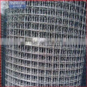 Mine sieving mesh, crimped wire mesh