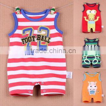 Sleeveless leotard boxer Romper Kaidang Siamese vest summer climbing clothing 0-2 years