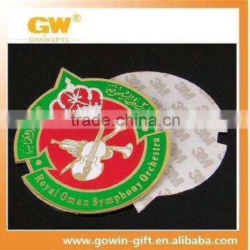 Wholesale custom metal adhesive sticker labels