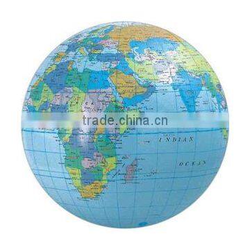 Globe inflatable beach ball ,inflatable earth beach ball