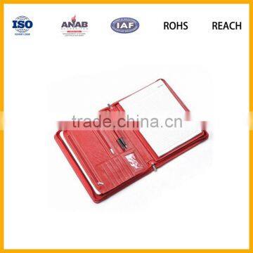 Top Sale Embossed Logo PU/Leather Cover Paper Notebooks Printing photo-3