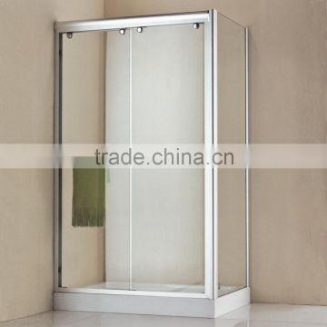 Modern house clear tempered glass square design shower enclosure room for bathroom